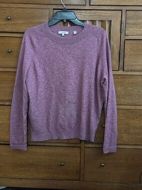 Vince Scoopneck Sweater in Mauve